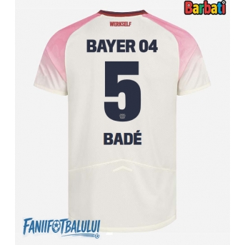 Bayer Leverkusen Loic Bade #5 Tricou Fotbal Replică 2025-26 Barbati Deplasare